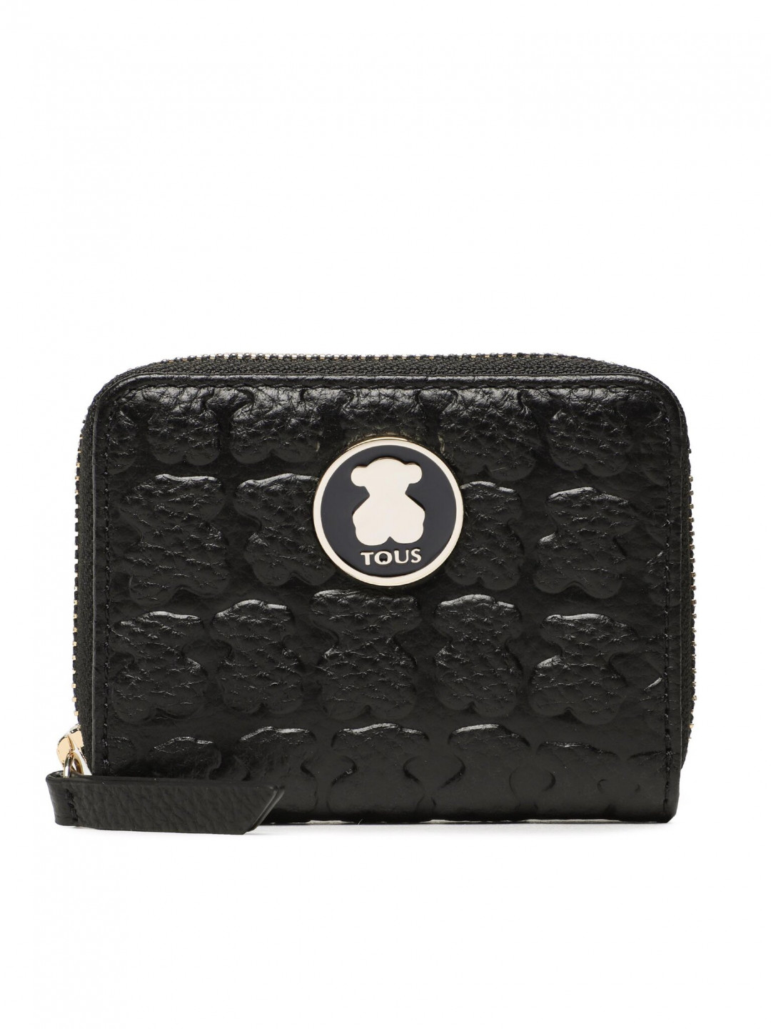 TOUS Malá dámská peněženka Monedero M Sherton 2001145151 Černá